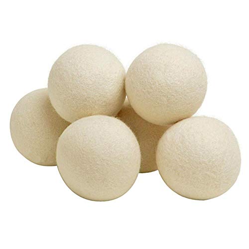 Lavandería Clean Ball Suavizante Limpieza Tela orgánica Lavado de lana Natural Premium 6pcs Bolas Secadora reutilizable, lavanda, China