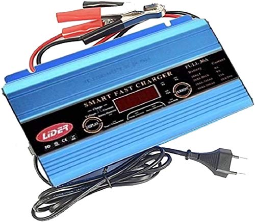 LIDER-Cargador de Batería Coche y Moto 10A 12V Súper Nuevo Diseño Mantenimiénto Automático Controlado por Micro Procesador Inteligente con Pantalla LCD con Múltiples Funciones LIDER-Cargador de Batería Coche y Moto 10A 12V Súper Nuevo Diseño Mantenimiénto Automático Controlado por Micro Procesador Inteligente con Pantalla LCD con Múltiples Funciones