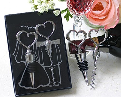 Lote de 20 Set Vino Unión De Corazones - Set de Vino para Bodas Detalles Hombres y Mujeres Originales Baratos, Set accesorios y piezas de Vino, Abridores y Abrebotellas Lote de 20 Set Vino Unión De Corazones - Set de Vino para Bodas Detalles Hombres y Mujeres Originales Baratos, Set accesorios y piezas de Vino, Abridores y Abrebotellas