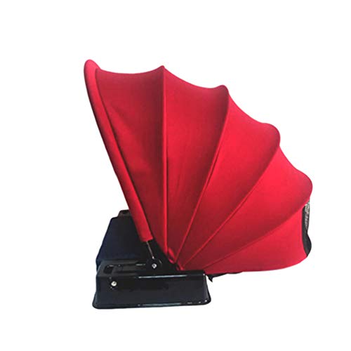 Lvguang Tienda de Playa Pop-Up para 1 Persona Plegable Tienda Sun Shelter Sombrilla Anti-Ultravioleta Radiación Mini Parasoles (Rojo, 48 * 51 * 48cm)
