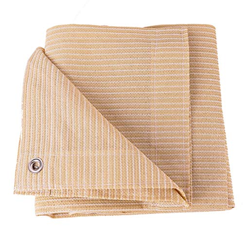 LZC Solar Sombra Paño 90% Tasa De Sombreado Punzonada Jardinería Cuarto De Sol Jardin del Cielo Patio, 23 Tallas Malla Sombreadora (Color : Beige, Size : 4x8m) LZC Solar Sombra Paño 90% Tasa De Sombreado Punzonada Jardinería Cuarto De Sol Jardin del Cielo Patio, 23 Tallas Malla Sombreadora (Color : Beige, Size : 4x8m)