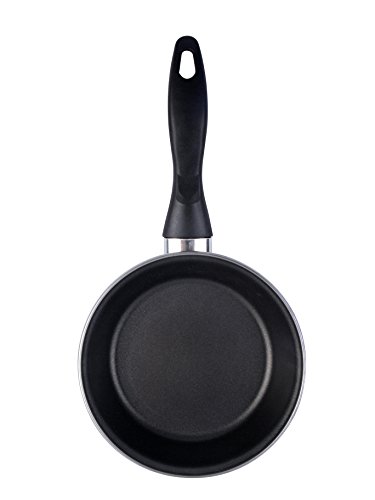 Magefesa Black - Sartén 26 cm de acero esmaltado, antiadherente bicapa reforzado, color negro exterior. Apta para todo tipo de cocinas, incluida inducción. 50% de ahorro energético.
