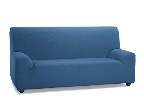 Martina Home Tunez - Funda de Sofá elástica, Color Azul, 1 Plaza (70-110cm)