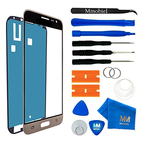 MMOBIEL Kit de Reemplazo de Pantalla Táctil Compatible con Samsung Galaxy J3 J320 (2016) (Oro) Incl. Kit de Herramientas