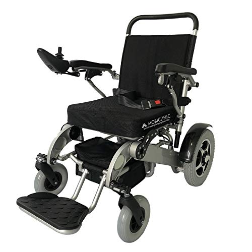Mobiclinic, modelo Troya, Silla de ruedas eléctrica, plegable, con motor, para discapacitados, minusválidos, ancianos, ortopedica, para mayores, asiento 45 cm, autonomía 17 km, 24V, Azul Mobiclinic, modelo Troya, Silla de ruedas eléctrica, plegable, con motor, para discapacitados, minusválidos, ancianos, ortopedica, para mayores, asiento 45 cm, autonomía 17 km, 24V, Azul