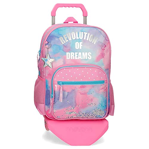 Movom Revolution Dreams Mochila con Carro Multicolor 31x42x13 cms Poliéster 16.93L