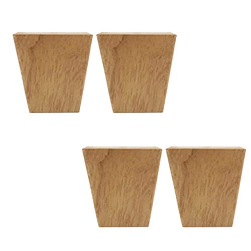 Patas de Madera,Patas de Sofá de Roble,Patas de Mesa Cuadradas,Para Gabinete de Cocina Sillón,Tocador,Mesa de Centro, Cama,con Accesorios de Montaje,Color de Madera 4 Piezas(8cm/3.1in) Patas de Madera,Patas de Sofá de Roble,Patas de Mesa Cuadradas,Para Gabinete de Cocina Sillón,Tocador,Mesa de Centro, Cama,con Accesorios de Montaje,Color de Madera 4 Piezas(8cm/3.1in)