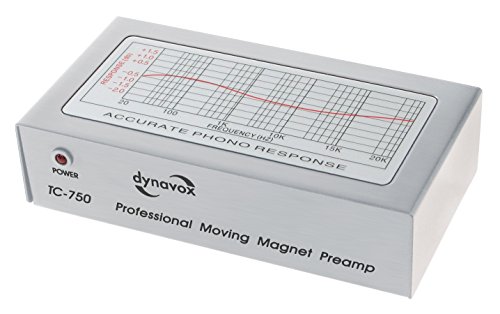 Preamplificador Phono Dynavox Sistemas Mm TC 750 Plata