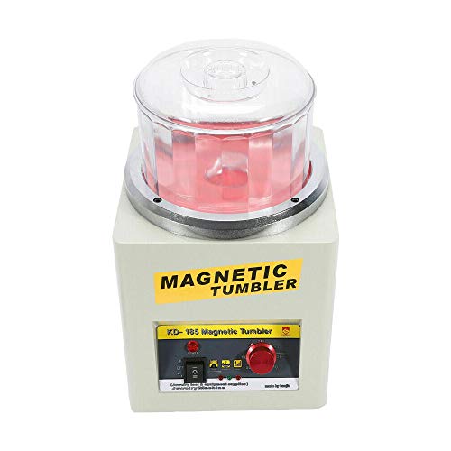Pulidora magnética para joyas, 3 kg, 18 cm, 2000 rpm