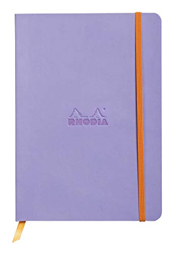 Rhodia Color Soft Cover Goalbook - Cuaderno Flexible, A5, Lila Claro