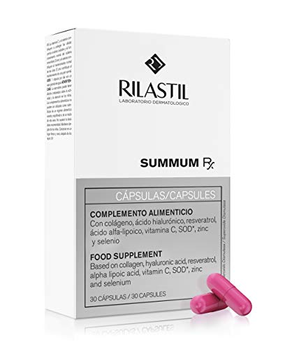 Rilastil Summum RX - Complemento Alimenticio Antioxidante y Antiedad que Previene el Envejecimiento Cutáneo, 30 cápsulas Rilastil Summum RX - Complemento Alimenticio Antioxidante y Antiedad que Previene el Envejecimiento Cutáneo, 30 cápsulas