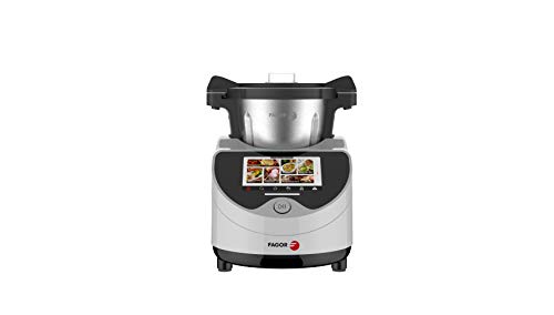 Robot de cocina FAMILYCOOK. Más de 120 recetas preinstaladas paso a paso. Conexión WIFI. 1500W de potenic ay un vaso XL de 5L. 10 velocidaes + función Turbo y Reverse. 5 programas preinstalados.