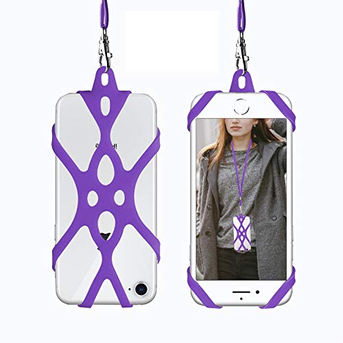 ROCONTRIP Estuche de Correa para el Cuello del teléfono Celular, Funda a Prueba de Golpes para el iPhone X 8 7 6 6S Plus Samsung Galaxy S8 S7 Edge LG Huawei (Púrpura) ROCONTRIP Estuche de Correa para el Cuello del teléfono Celular, Funda a Prueba de Golpes para el iPhone X 8 7 6 6S Plus Samsung Galaxy S8 S7 Edge LG Huawei (Púrpura)