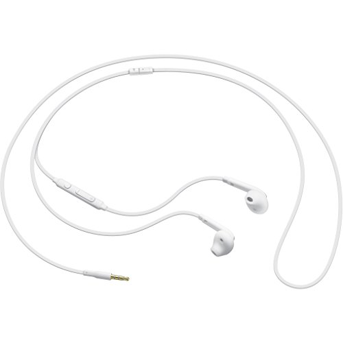 Samsung BT-EOEG920BW - Auriculares in-ear oficiales para Galaxy S6 (micrófono, 3.5 mm, cable de 1.2 m), color blanco- Version española