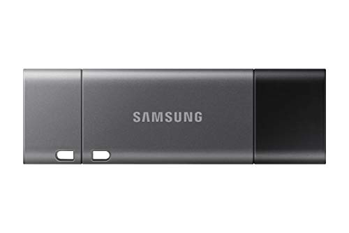 Samsung Unidad Flash USB 3.1 Duo Plus 128 GB – 400 MB/s – Tipo C con Adaptador Tipo A (MUF-128DB/AM)
