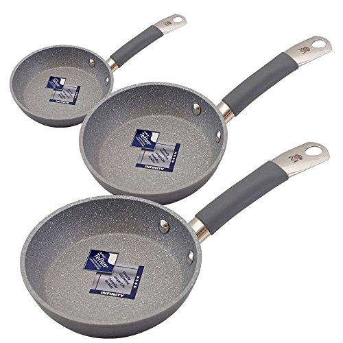 San Ignacio Set DE SARTENES, Aluminio 24 CM, 3 Unidades, Gris