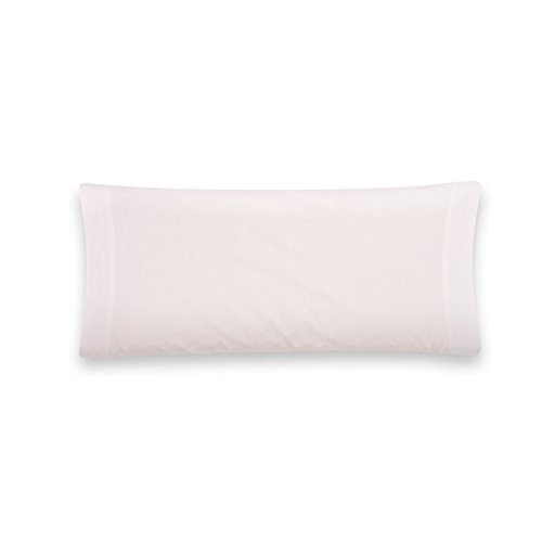 Sancarlos - Funda de almohada para cama, 100% Algodón percal, Color blanco, Cama de 90 cm