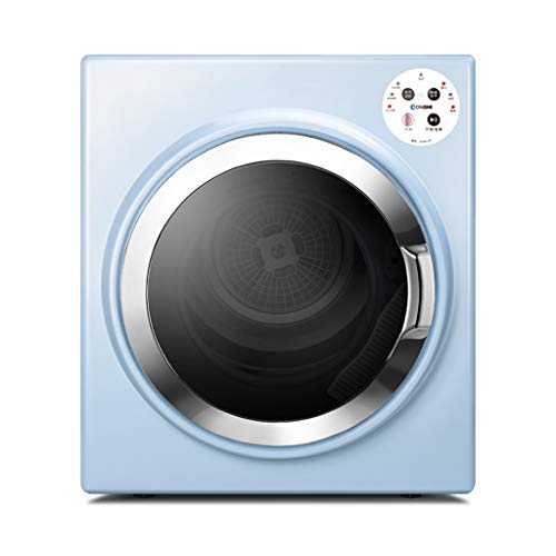 Secadoras Silenciosa Pequeña para El Hogar Automática con Capacidad De 5 Kg Temperatura De Secado De 65 ℃ (Color : Blue, Size : 59.5 * 48 * 67cm)