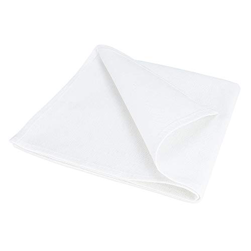 Servilletas de tela (12 pc), tela de algodón, 40 * 40 cm, colour blanco