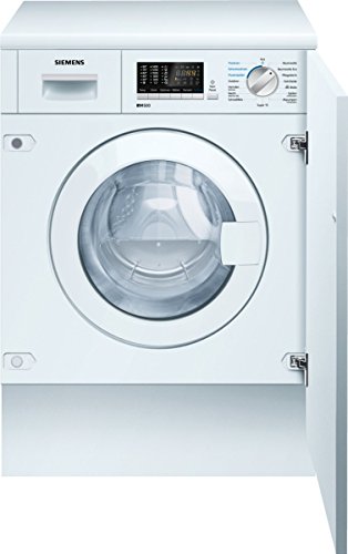 Siemens WK14D541 Integrado Carga frontal B lavadora - Lavadora-secadora (Carga frontal, Integrado, Izquierda, Botones, Giratorio, Acero inoxidable, 52 L)