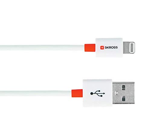 Skross Charge'n Sync Lightning Connector, 2 m, Blanco, Retail Essential Packaging