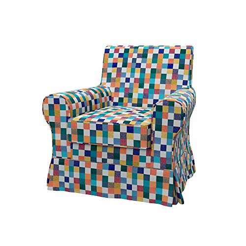 Soferia - IKEA EKTORP JENNYLUND Funda para sillón, Mozaik White