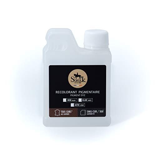 Sofolk Pintura Piel/Cuero/Vinilo – 21 Colores Disponibles – Entrevista para Asiento y Volante de Coche, sofá, Zapatos, Chaqueta y Otros Ropa (Beige - RAL 1001, 250ml)