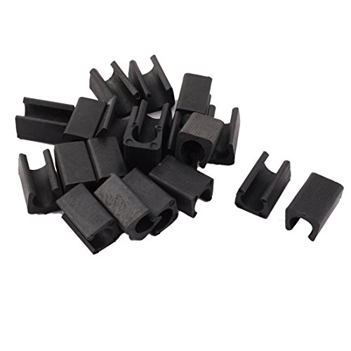 sourcing map Silla De Pie De Plástico En Forma De U Suelo Desliza Tapas De Tubos Cubierta Negro 12 mm Dia 20 Unids sourcing map Silla De Pie De Plástico En Forma De U Suelo Desliza Tapas De Tubos Cubierta Negro 12 mm Dia 20 Unids