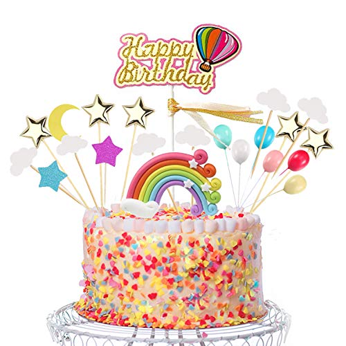 Sunshine smile Rainbow Cake Toppers,Arco Iris Decoración de Pasteles,Cupcake Topper Set,Adorno de Pastel de Bebe,Decoracion Tarta Unicornio Sunshine smile Rainbow Cake Toppers,Arco Iris Decoración de Pasteles,Cupcake Topper Set,Adorno de Pastel de Bebe,Decoracion Tarta Unicornio