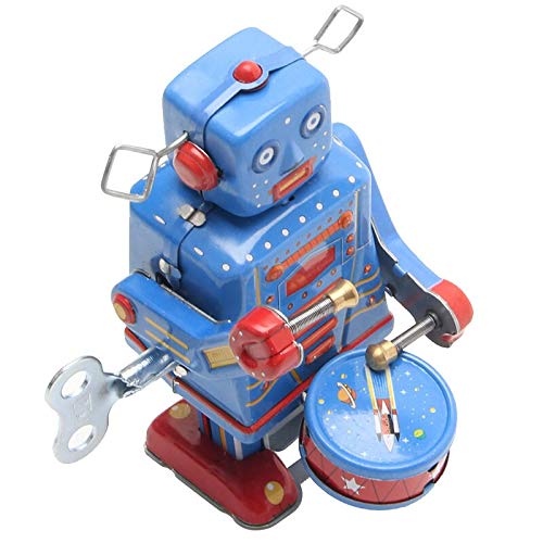 SYFO Juguete ROCKRWORK Retro ROWE UP Metal Robot DE Robot DE Jugo VINTURANDO COLECCIÓN COLECCIÓN DE NIÑOS DE NIÑOS 40JC