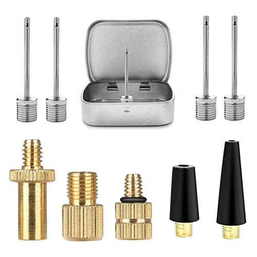 SZSHIMAO Bike Pump Adapter Bicycle Valve Adapter (DV/AV/SV) Bicycle Pump Adapter Ball Pump Needle Adapter Set SZSHIMAO Bike Pump Adapter Bicycle Valve Adapter (DV/AV/SV) Bicycle Pump Adapter Ball Pump Needle Adapter Set