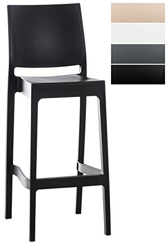 Taburete Apilable Maya I Taburete Alto De Exteior/Interior | Silla Alta Apilable & Resistente A Los Rayos UV | Taburete De Jardín I Color:, Color:Negro Taburete Apilable Maya I Taburete Alto De Exteior/Interior | Silla Alta Apilable & Resistente A Los Rayos UV | Taburete De Jardín I Color:, Color:Negro