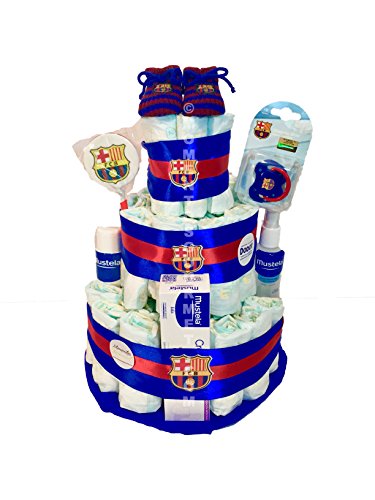 Tarta de pañales DODOT F.C.Barcelona MUSTELA (Talla 3 (4-9 kg)) Tarta de pañales DODOT F.C.Barcelona MUSTELA (Talla 3 (4-9 kg))