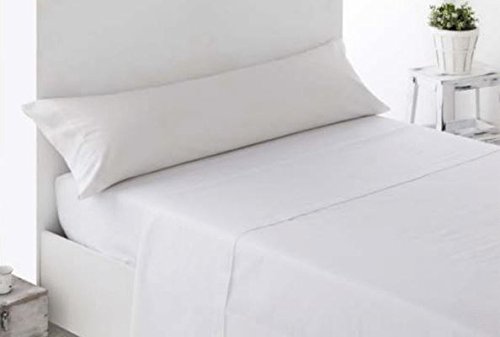 Tiendadeleggings Juego Sábanas Completo Lisas Cama 150 (Super Blanca, 150_x_200_cm) Tiendadeleggings Juego Sábanas Completo Lisas Cama 150 (Super Blanca, 150_x_200_cm)