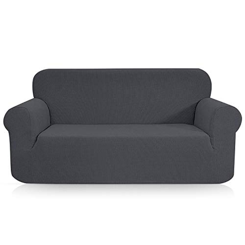 TOPOWN 1 Pieza Funda de sofá, Jacquard Funda Sofa Elasticas, Funda Sofá Antiarañazos, Cubierta Forros para Sofas, Ajustable Protector para Sofá (2 Plazas, 2020 Nuevo Gris) TOPOWN 1 Pieza Funda de sofá, Jacquard Funda Sofa Elasticas, Funda Sofá Antiarañazos, Cubierta Forros para Sofas, Ajustable Protector para Sofá (2 Plazas, 2020 Nuevo Gris)