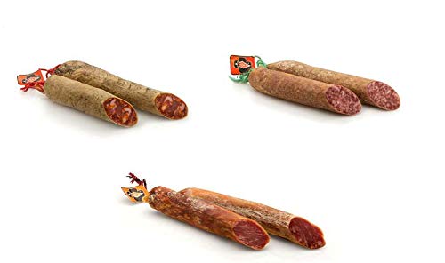 Trío de embutido de Lomo, Chorizo y Salchichón Ibérico de Bellota - Medias piezas- CESAR NIETO