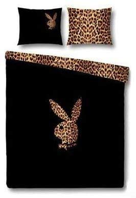 Unbekannt Playboy Ropa de Cama Bunny Leopardo de Satén Liso 135 X 200cm Regalo Nuevo Wow - All-In-One-Outlet-24