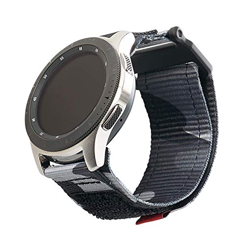 Urban Armor Gear Active Strap Correa Samsung Galaxy Watch3 45mm, Watch 46 mm, Gear S3 Frontier & Classic, Active 2 44 mm (Diseñado para Samsung Smartwatches, Correa reemplazable) - negro (camo)