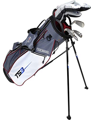US Kids Golf Tour Series TS Starter Set, 7 piezas, acero, modelo 2018 (57 pulgadas (145 – 152 cm), derecha)