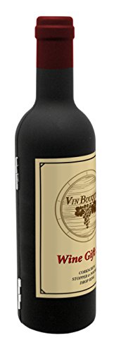 Vinbouquet Regalo de Vino FI 314 Set, Abs, Caucho y SS, Plata, 26x13x3.5 cm, 5 Unidades