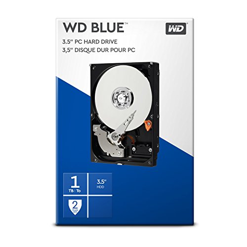 WD Blue 1TB 3.5 pulgadas Disco Duro Interno, Clase de 5400 rpm, SATA 6 Gb/s, 64MB Cache WD Blue 1TB 3.5 pulgadas Disco Duro Interno, Clase de 5400 rpm, SATA 6 Gb/s, 64MB Cache