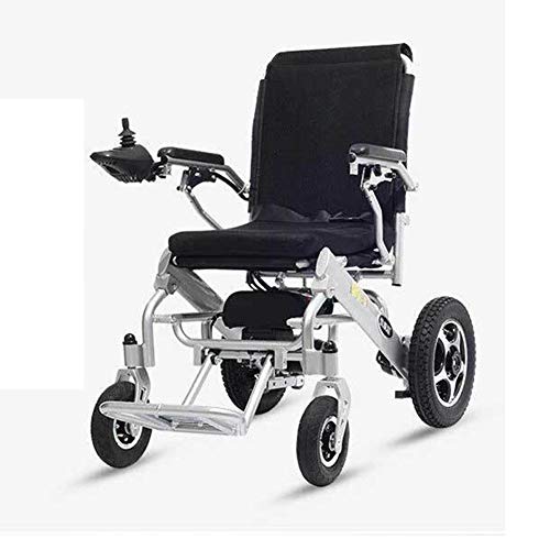 Wheelchair Silla de Ruedas eléctrica Plegable Liviana, Silla de Ruedas eléctrica Plegable y compacta de Ayuda a la Movilidad, batería de Litio de 13 A, Silla de Ruedas eléctrica de Mayor autonomía