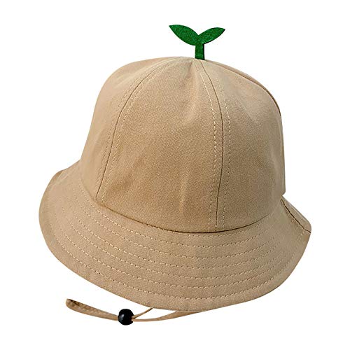 Whyeasy Unisex Fashion Solid Color Bucket Hat Summer Fisherman Cap for Men Women Teens(Khaki,42-44cm) Whyeasy Unisex Fashion Solid Color Bucket Hat Summer Fisherman Cap for Men Women Teens(Khaki,42-44cm)