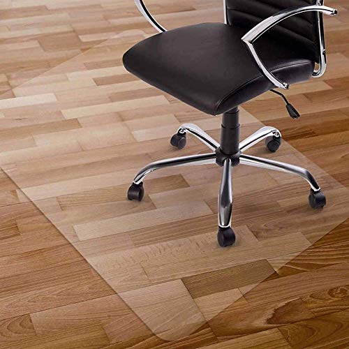 YINN - Alfombra transparente para silla, protector de suelo de PVC esmerilado, antiarañazos y antideslizante, alfombra para muebles