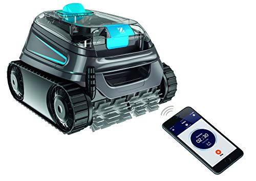 Zodiac CNX 30 iQ Robot limpiafondos para Piscinas (Fondo/Paredes/línea de Agua), Gris y Azul