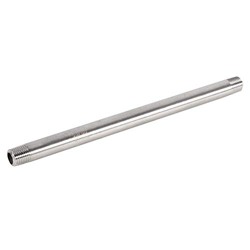 1pc 200mm Acoplador de Acero Inoxidable SS304 Conector de Rosca de BSP Macho × Macho Empalme de Tuberías 1/4" 1/2" 3/4" 1"(DN8*200mm=1/4”) 1pc 200mm Acoplador de Acero Inoxidable SS304 Conector de Rosca de BSP Macho × Macho Empalme de Tuberías 1/4" 1/2" 3/4" 1"(DN8*200mm=1/4”)