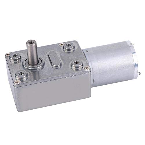 5/10/20/25/30/40/50/100 / 150RPM DC 12V Micro Gear Motor 6mm Eje Reductor de Turbina de Alta Velocidad Motor de Engranaje Helicoidal Para Campana Extractora, Equipo Inteligente, Modelo(20)