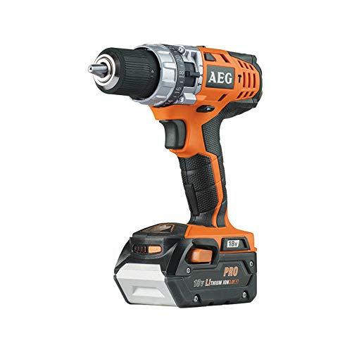 AEG Powertools 0000003 Taladro atornillador compacto de 50 Nm, a batería de 18V - 4.0 Ah - PRO Lithium