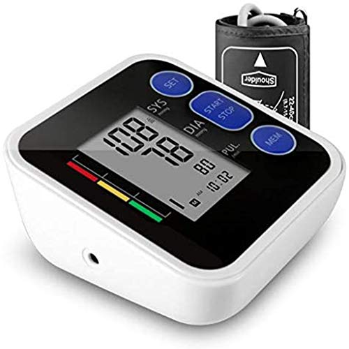 ASDF Monitor Presión Arterial, Máquina Automática Precisión Digital Brazo Superior, Medidor Monitoreo Pulso con Brazalete, Detector Hipertensión Hogar ASDF Monitor Presión Arterial, Máquina Automática Precisión Digital Brazo Superior, Medidor Monitoreo Pulso con Brazalete, Detector Hipertensión Hogar