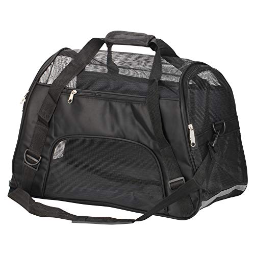 Bearhouse Transportín Gatos Grande Transportínes Perro Capazos Bolsa de Transporte para Gato y Animales Viaje Bolso para Coche 52 x 27 x 32 Centímetros (Negro) Bearhouse Transportín Gatos Grande Transportínes Perro Capazos Bolsa de Transporte para Gato y Animales Viaje Bolso para Coche 52 x 27 x 32 Centímetros (Negro)